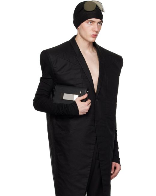 Manteau tatlin noir Rick Owens pour homme en coloris Black