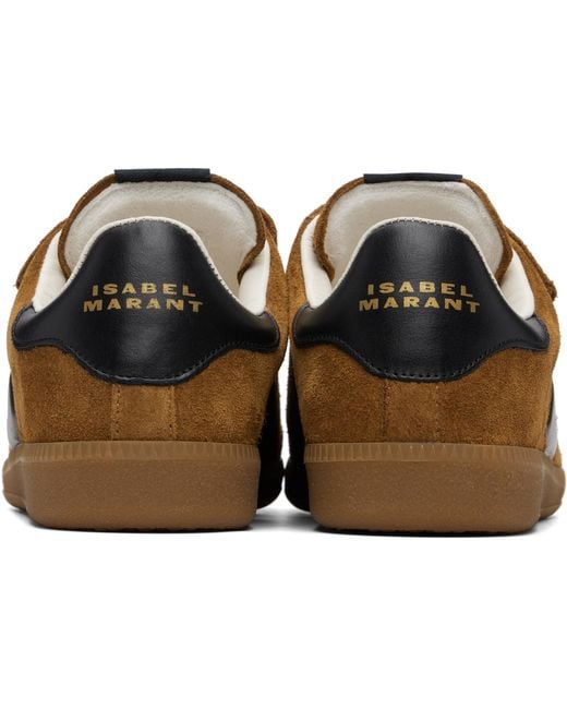 Isabel Marant Brown Tan Beth Sneakers