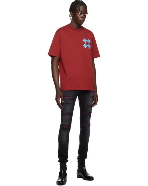 【関税込み】AMIRI レッド MA Quad Tシャツ メンズ Amiri レッド Ma Quad Tシャツ レッド | Lyst