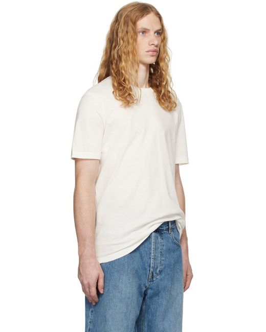 T-Shirt Luke Blanc The Row pour homme en coloris Blue