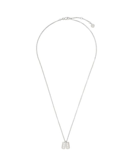 Stolen Girlfriends Club Metallic Stolen Razor Necklace for men