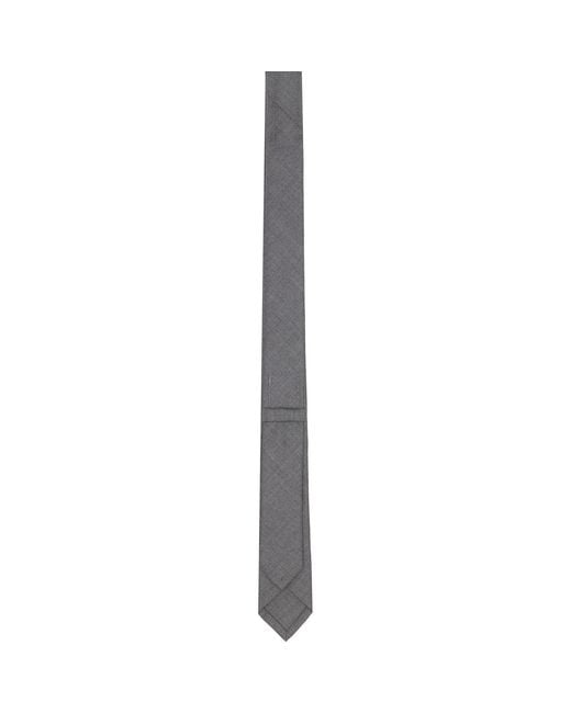 Thom Browne Black Thom E Twill Classic Tie for men