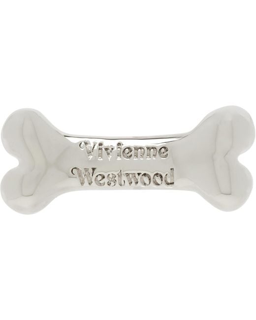Vivienne Westwood Gray Otho Stud Single Earring for men