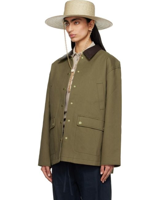 【関税込み】rag & bone ベージュ Jacque Boater ストローハット Rag & Bone ベージュ Jacque Boater ストローハット グリーン | Lyst