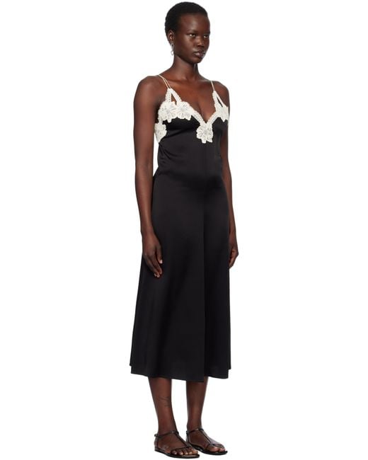 【関税込み】Jil Sander ブラック ロング スリップドレス Jil Sander ブラック ロング スリップドレス ブラック | Lyst