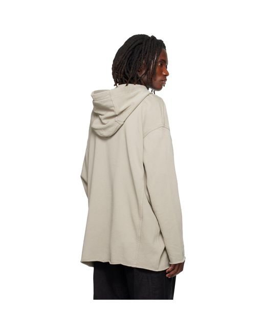 Pull À Capuche Peter Gris Rick Owens pour homme en coloris Natural