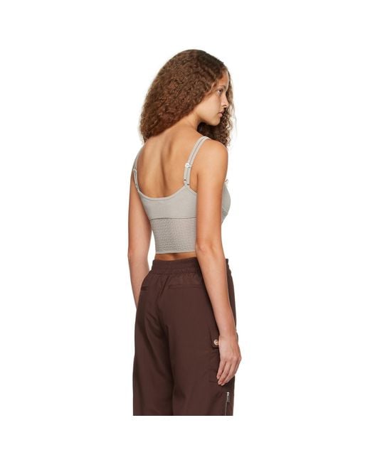 Dion Lee Multicolor Gray Serpent Tank Top