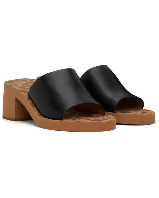 See By Chloé Black Essie Heeled Sandals