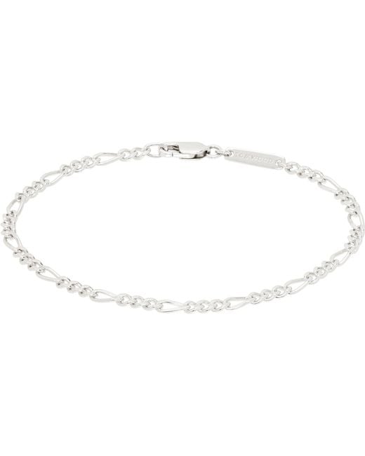 Tom Wood Metallic Bo Slim Bracelet for men