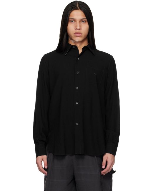 Maison Margiela メンズ ブラック バージンウール 長袖シャツ 【公式通販】
