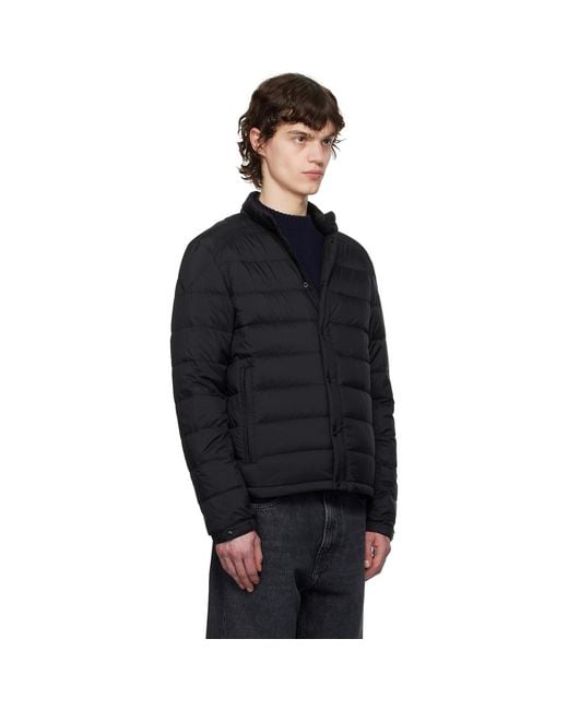Moncler Blue Selves Short Down Jacket for men