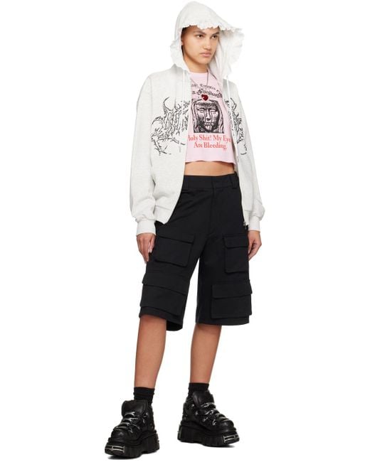 ONLINE CERAMICS Dilara Findikoglu Edition Bonnet Hoodie in White