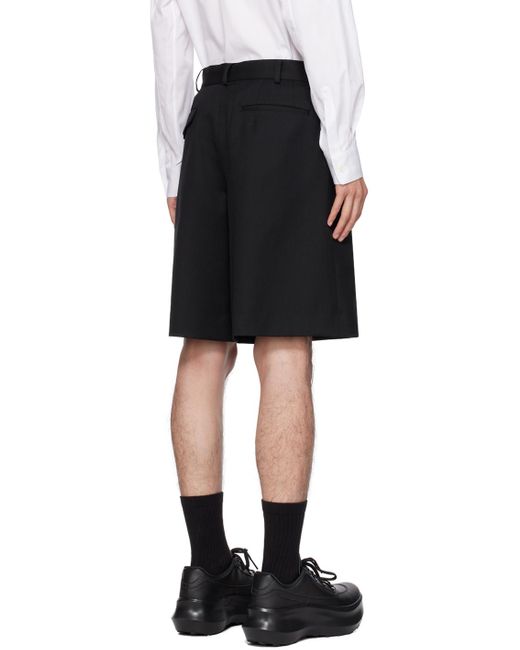COMME DES GARÇON BLACK Black Comme Des Garçons Four-pocket Shorts for men