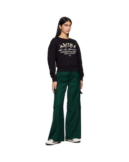 Amiri Green Pleated Work Casual Pants