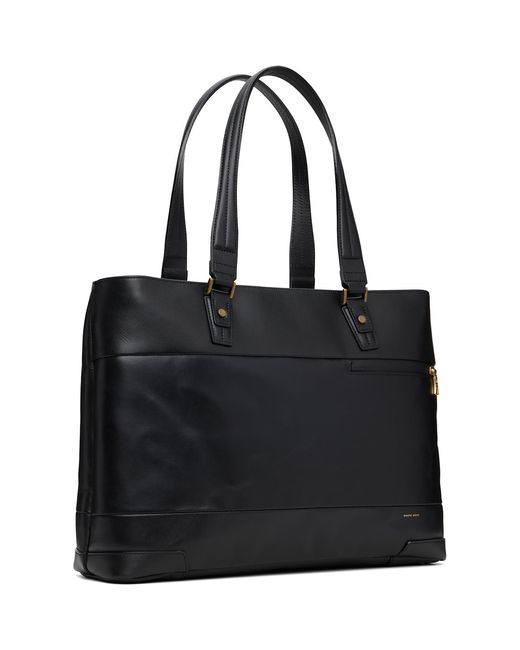 Master Piece Black Gloss Briefcase for men