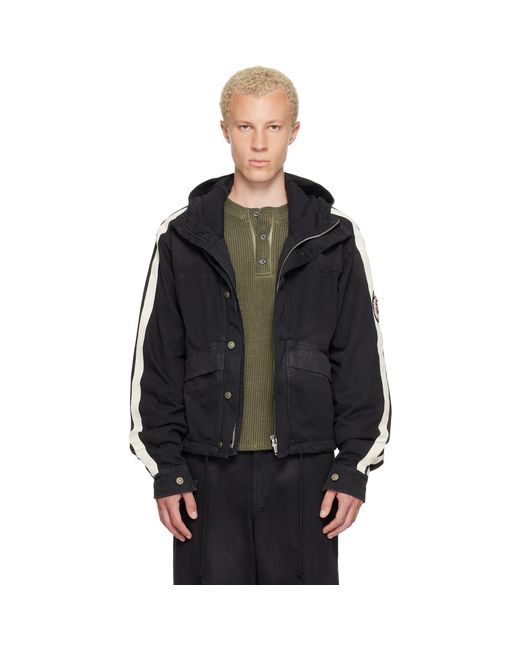 424 Black Racing Jacket for men