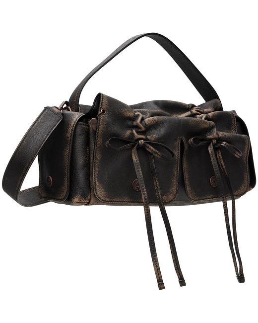 Acne Black Multipocket Shoulder Bag