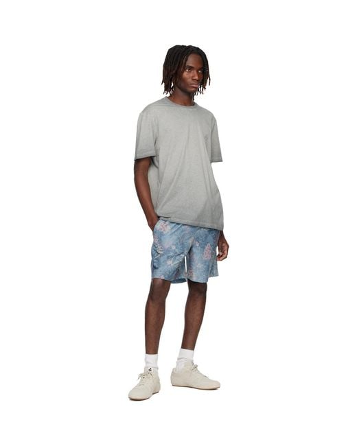 Isabel Marant Blue Hydra Swim Shorts for men
