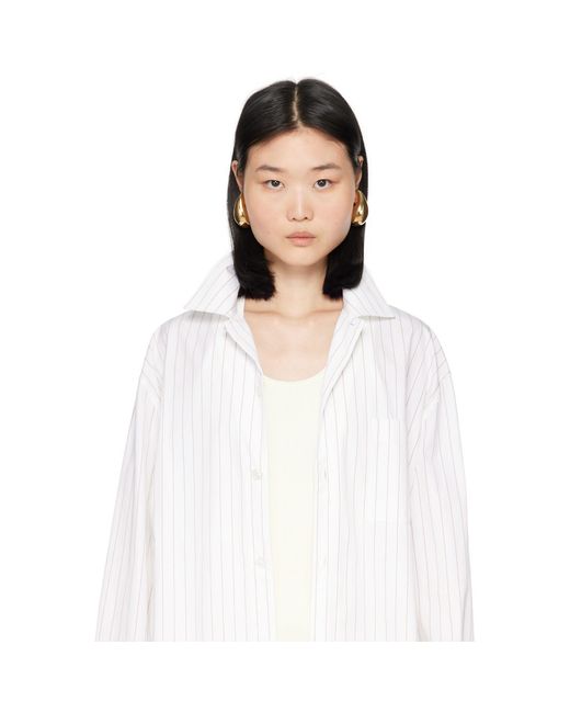 Bottega Veneta Black Large Drop Earrings