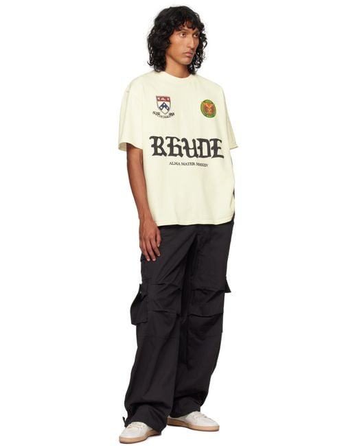 【関税込み】Rhude ホワイト Runway Plaque Tシャツ Rhude White Runway Plaque T-shirt Rhude