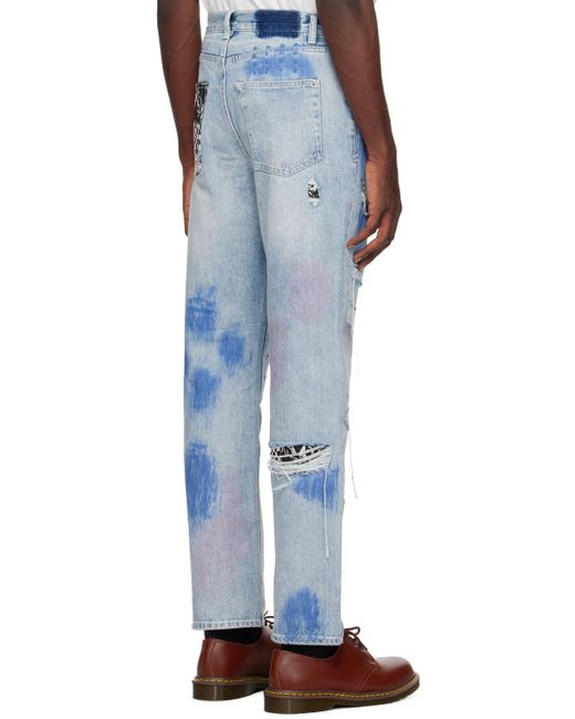 Ksubi Blue Anti K Streets Kolor Jeans for men