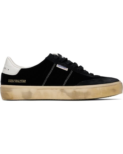 Golden Goose Deluxe Brand Black Soul Star Sneakers for men