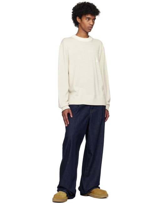 Jacquemus Black Off- 'The Tricot Knit' Sweater for men