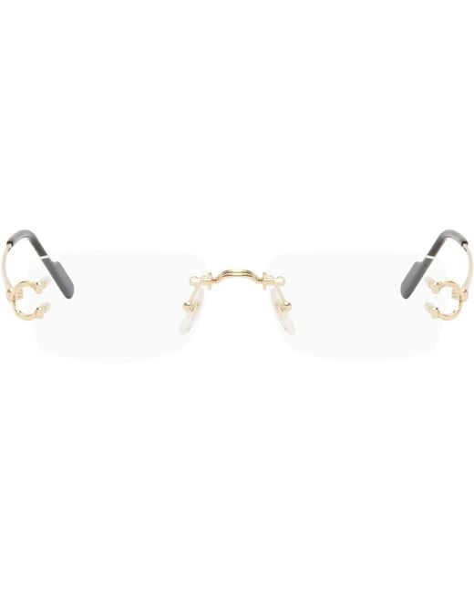 Cartier Black 'Signature C De Glasses