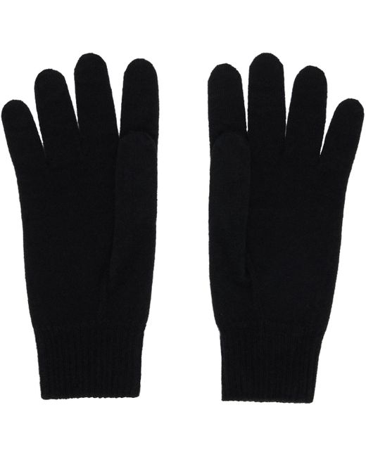 The Row Black Leomarie Gloves
