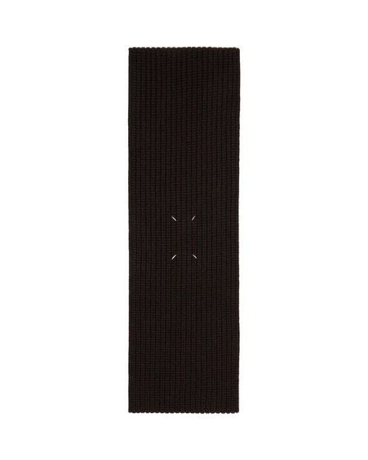 Maison Margiela Black Cashmere Scarf