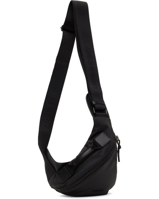 Petit sac triangulaire noir à glissière à logos g Givenchy pour homme en coloris Black