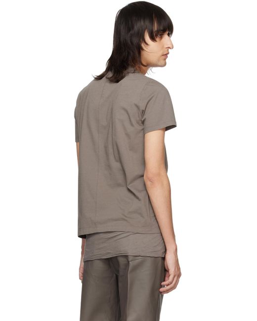 Rick Owens Multicolor Gray Level T-shirt for men