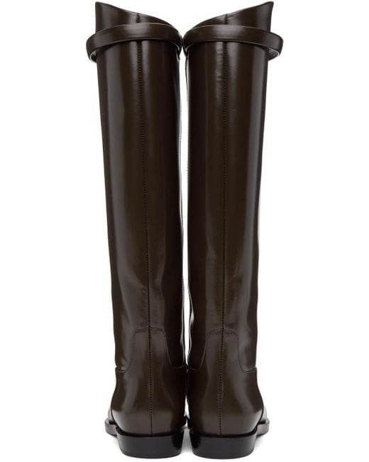 Totême  Toteme Brown 'the Riding' Boots
