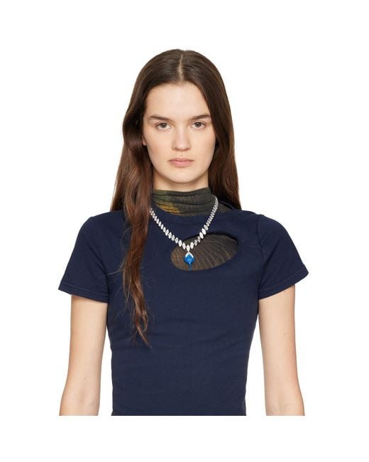 OTTOLINGER Multicolor 'Dipped Diamond' Necklace