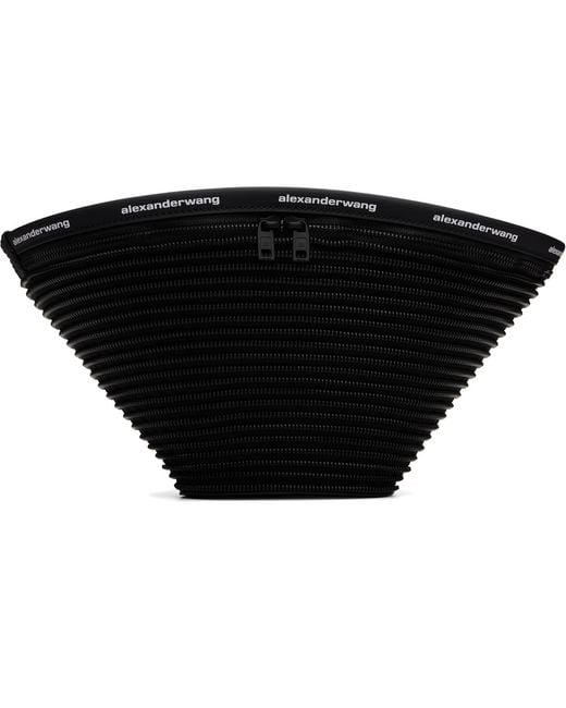 Alexander Wang Black Disc Zipper Small Tote