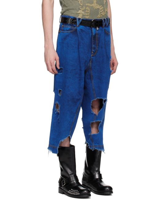 Vivienne Westwood Blue Bleached Jeans for men