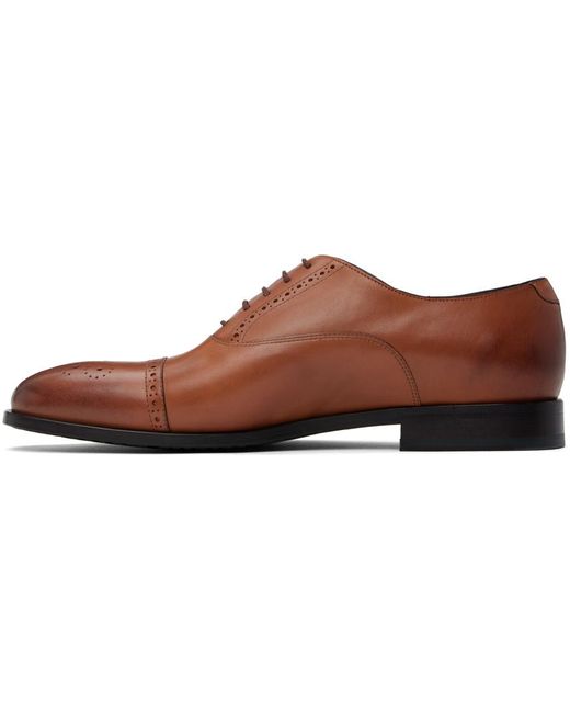 PS by Paul Smith Black Tan Maltby Oxfords for men