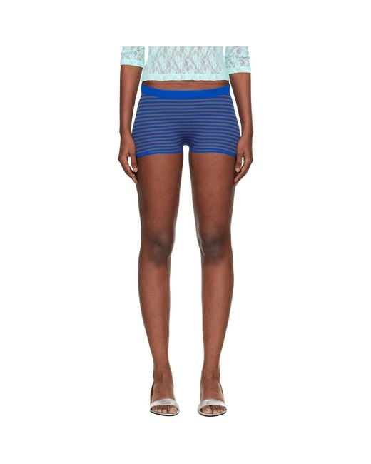 GIMAGUAS Blue Camu Shorts