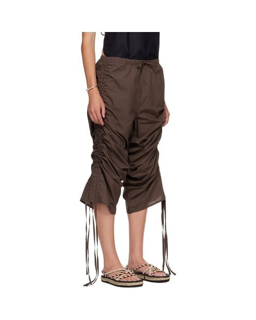 Baserange Brown Ssense Exclusive Pictorial Lounge Pants