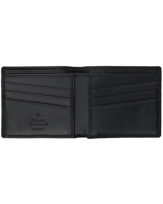 Vivienne Westwood Black Embossed Wallet for men