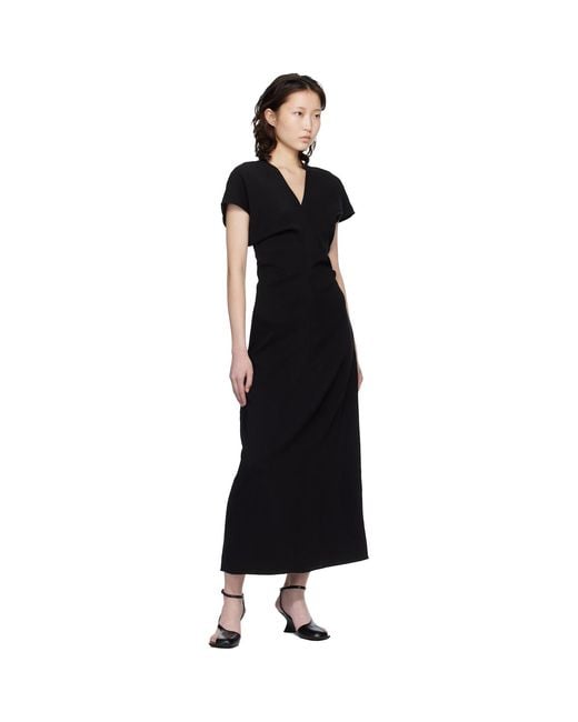 Anine Bing Black Zadig Maxi Dress