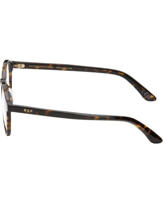 Retrosuperfuture Numero 01 Glasses in Black for Men Lyst UK