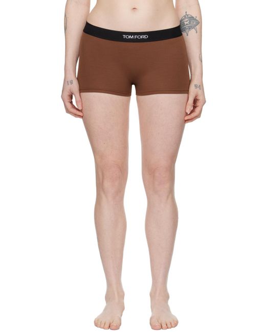 Tom Ford Brown Signature Boy Shorts