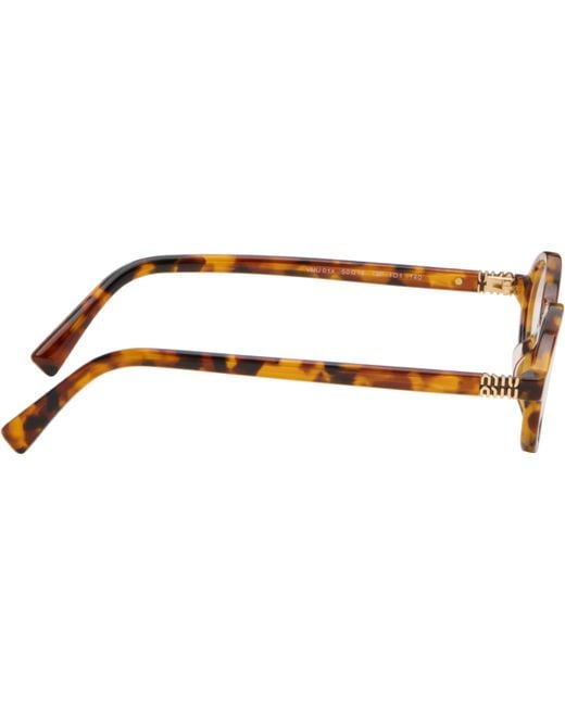 Miu Miu Black Miu Regard Glasses