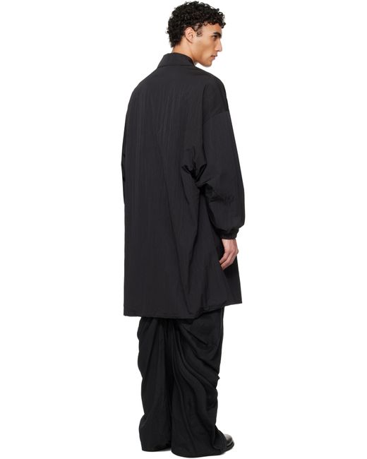 メンズ Fumito Ganryu ブラック Coach ロングコート Black