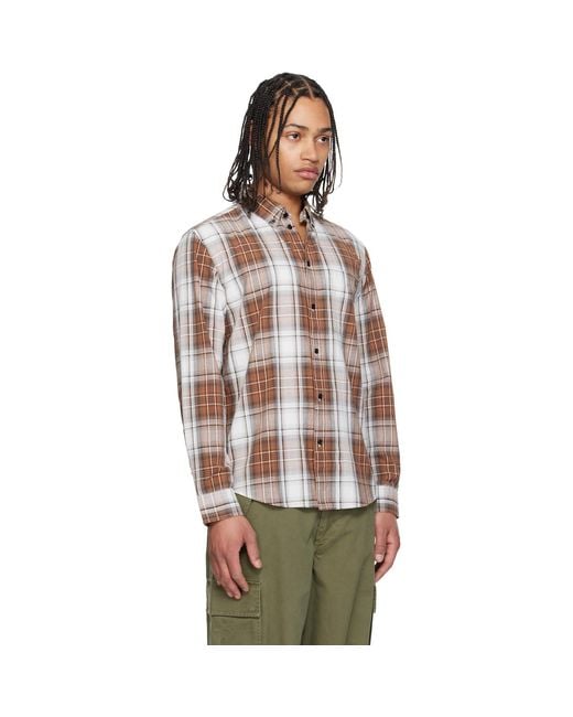 Burberry Multicolor Madras Check Cotton Shirt for men
