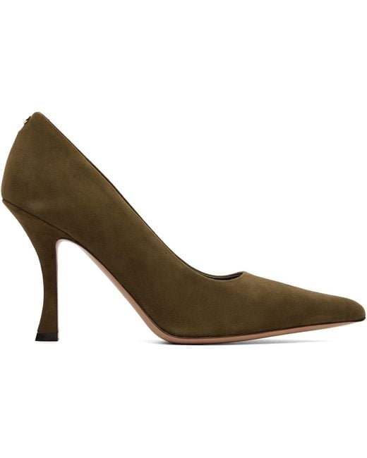 Ferragamo Metallic Elydea Pump Heels
