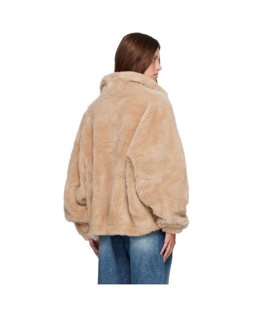 R2W Red Falco Oversized Wool Slik Jacket