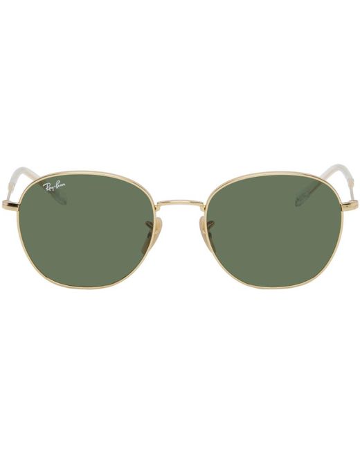 Ray-Ban Green Gold Rb3809 Sunglasses for men