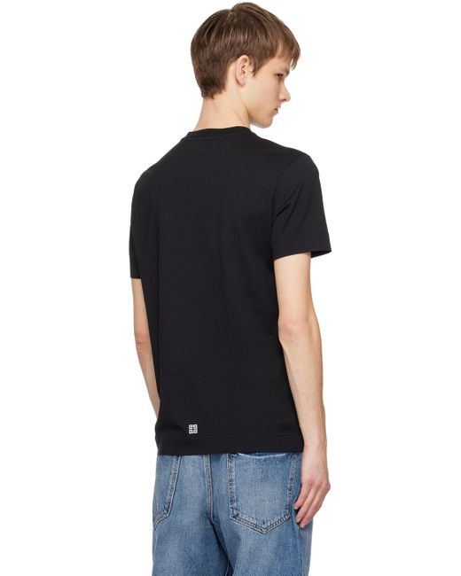 T-shirt ajusté noir Givenchy pour homme en coloris Black